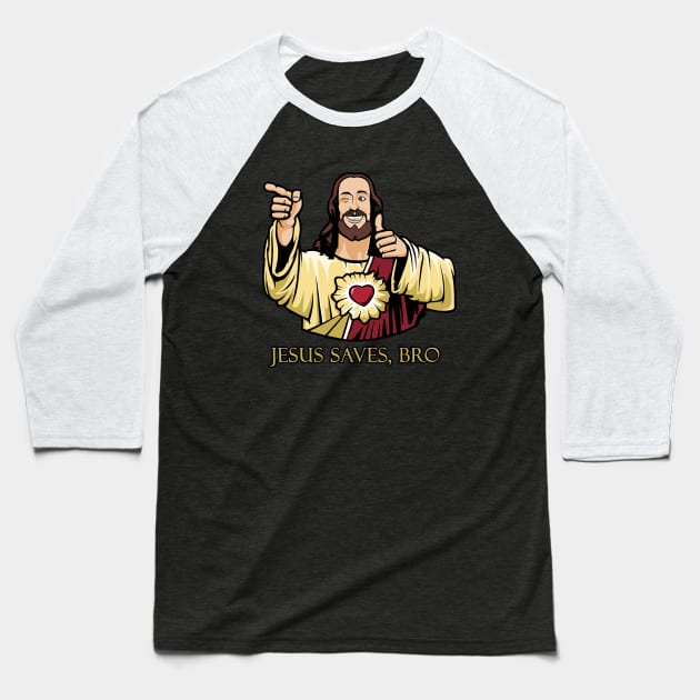 Buddy Christ Baseball T-Shirt by valentinahramov